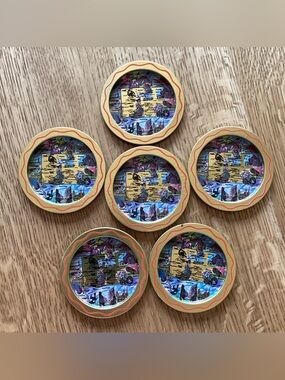 Vintage Souvenir Colorado Metal Coasters